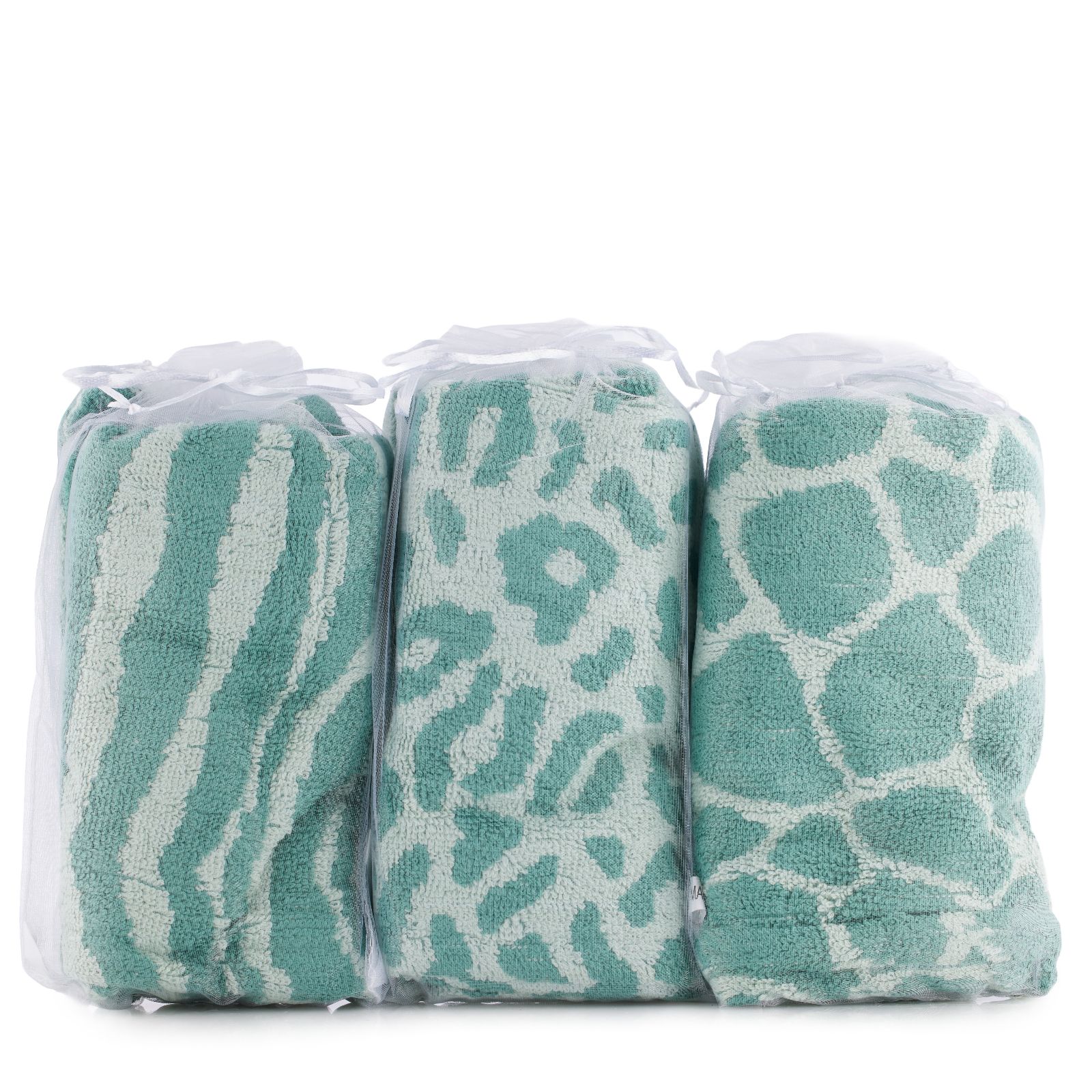 Turbie Twist Set of 3 100% Cotton Safari Hair Towels