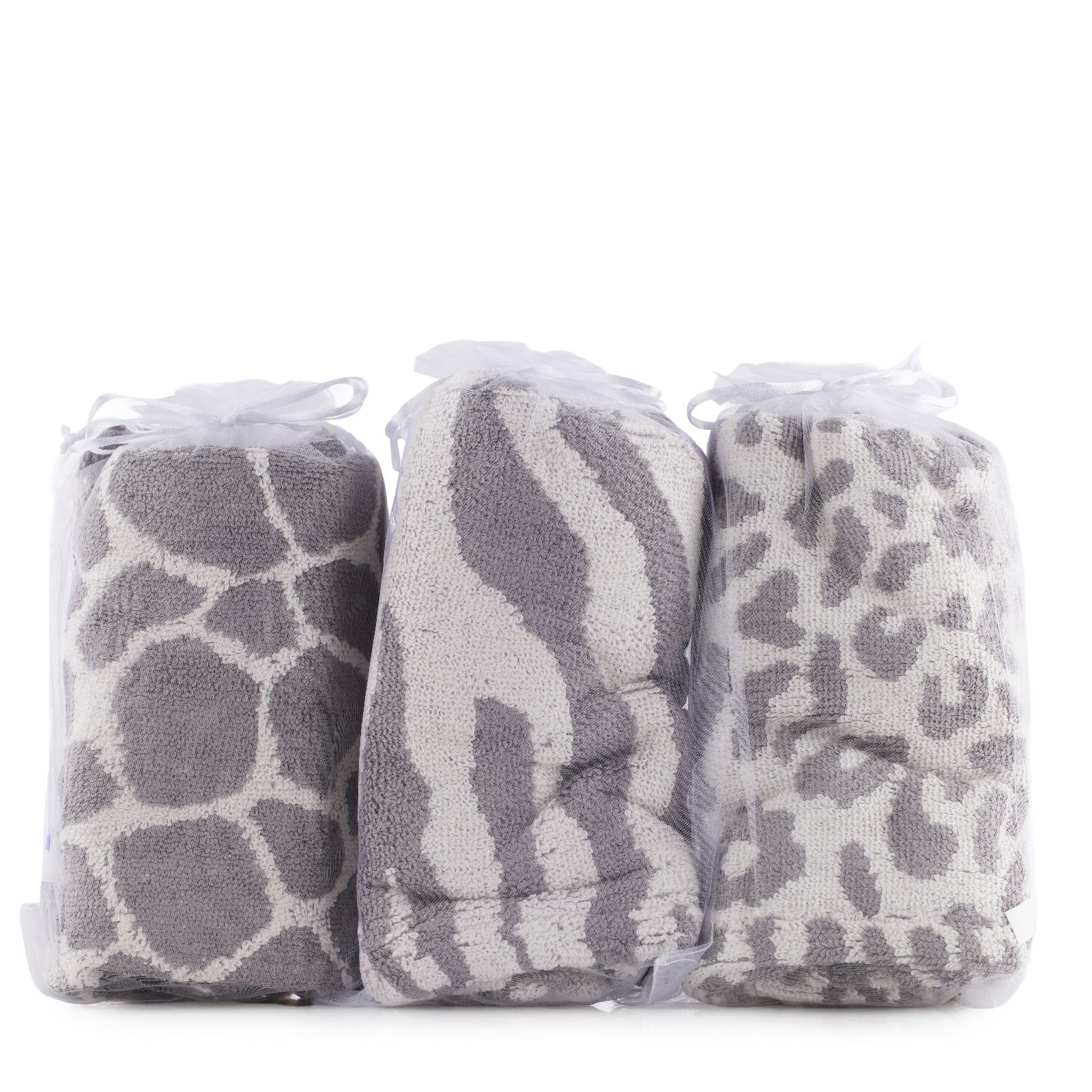 Turbie Twist Set of 3 100% Cotton Safari Hair Towels
