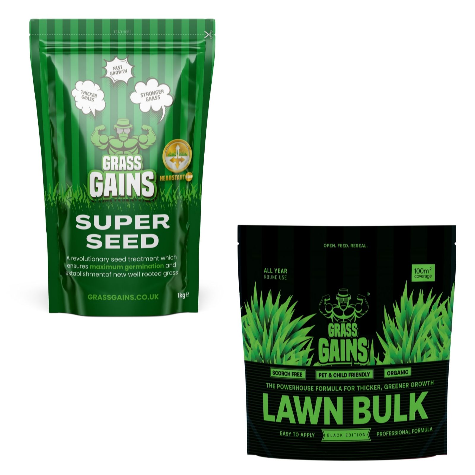Grass Gains Seed & Feed Starter Kit