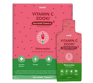 Zooki Vitamin C Liquid Sachets 1 Month Supply