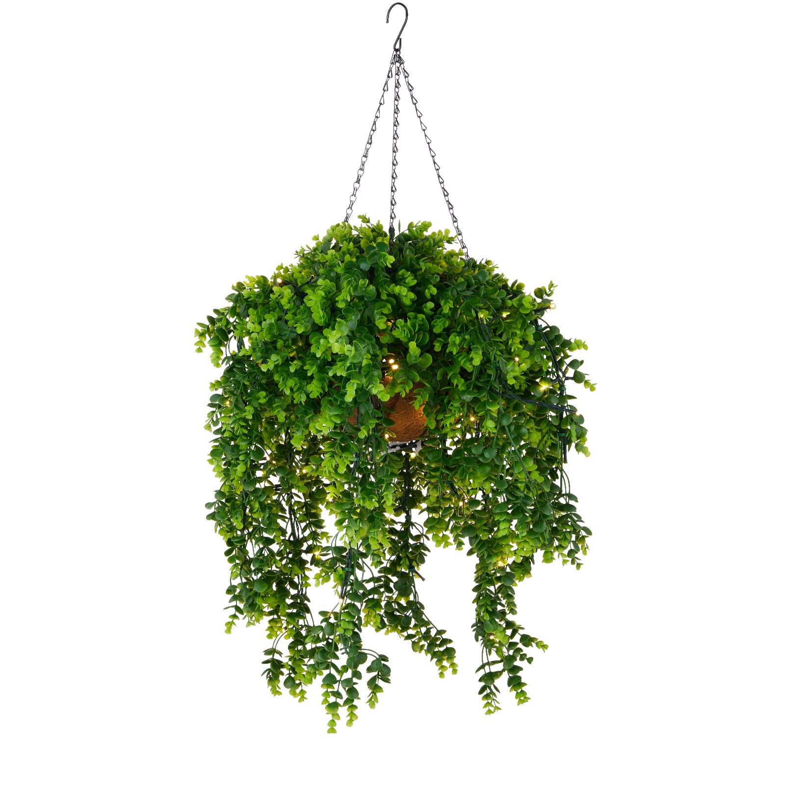 Garden Stories In Bloom Pre- Lit  Hanging Basket