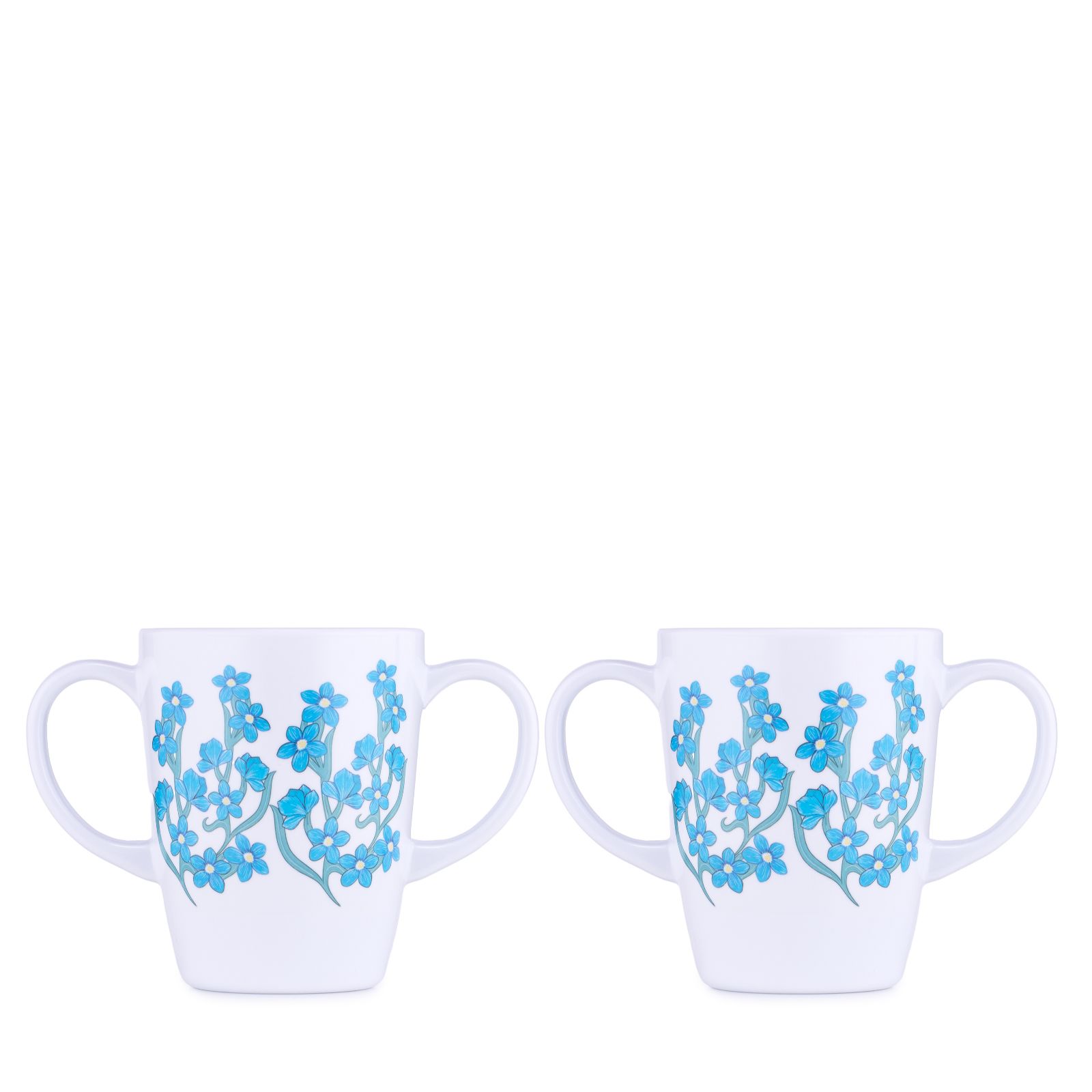 Rosa Lifestyle Set of 2 Double Handed Mugs