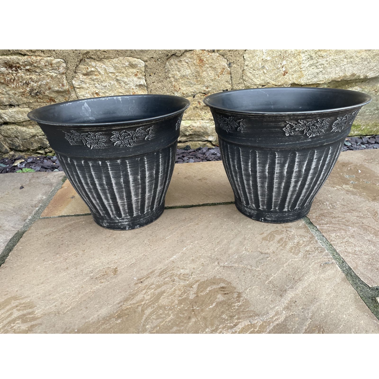 Plants2Garden Medium Antique Planter Pair