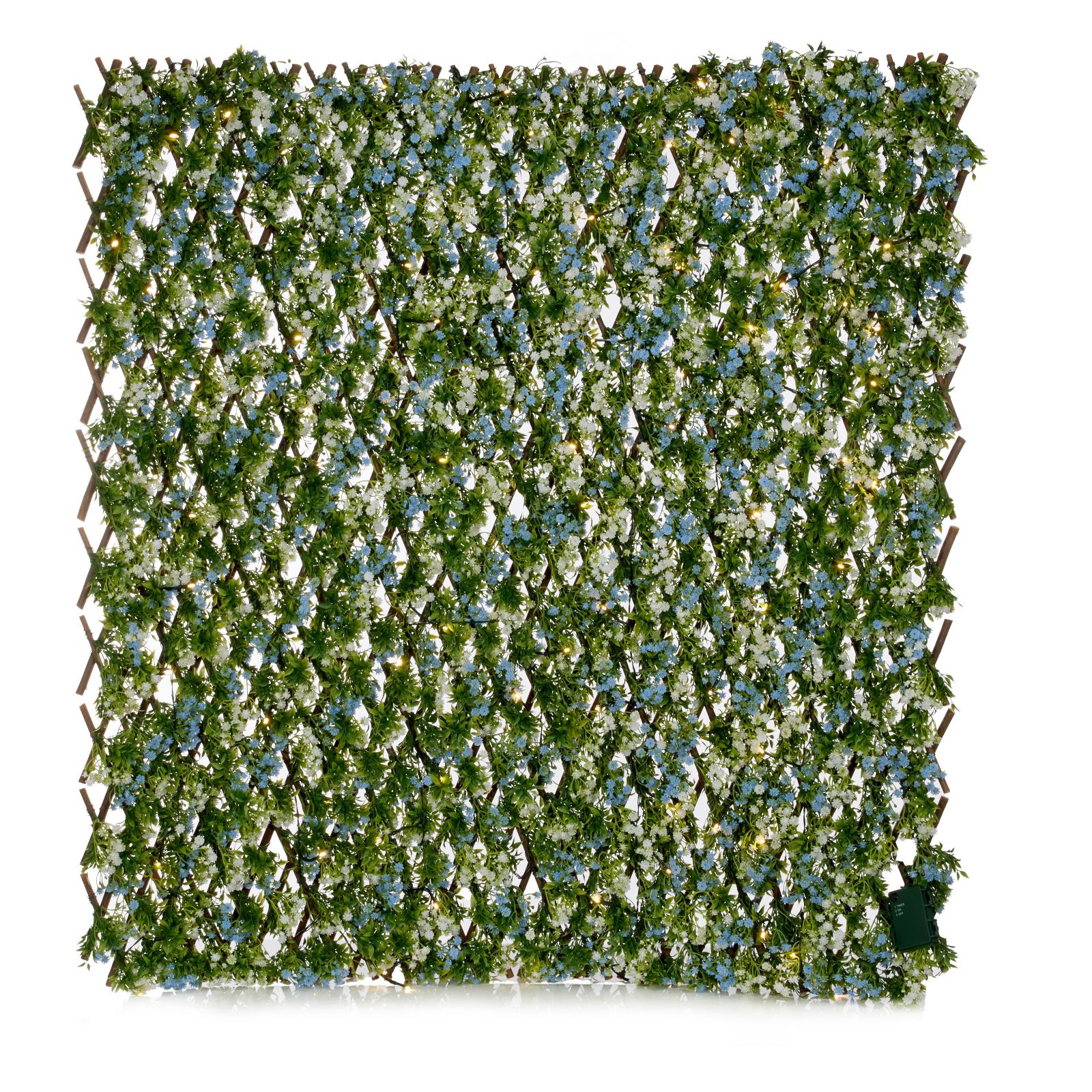 Garden Stories In Bloom Pre-Lit Faux Floral Trellis