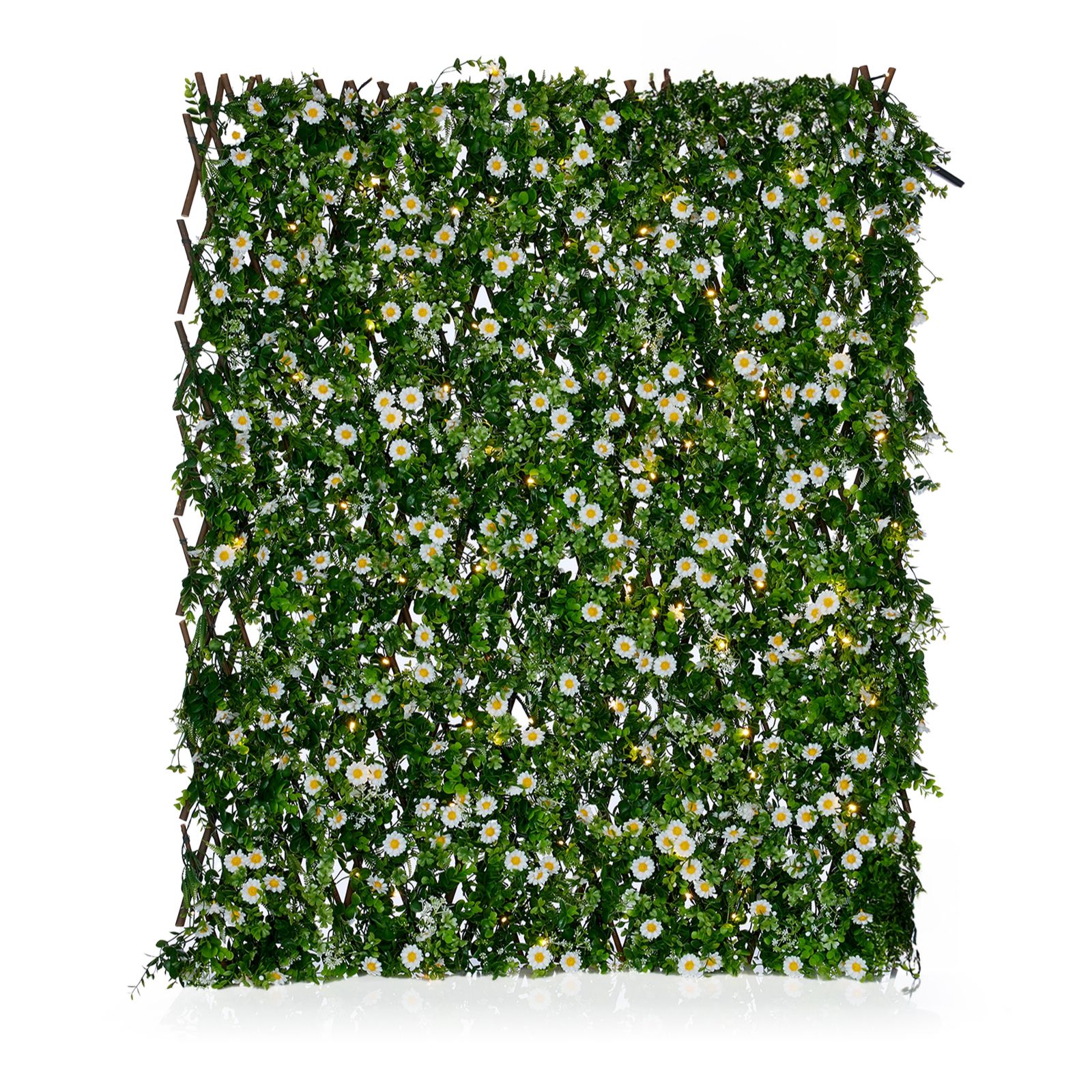 Garden Stories In Bloom Pre-Lit Faux Floral Trellis