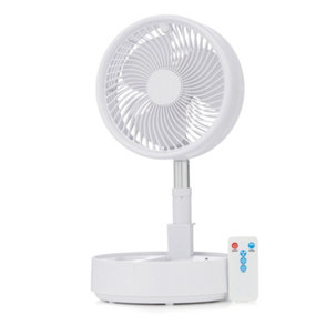 Bell & Howell Oscillating Adjustable Folding Rechargeable Stand Fan - 717993