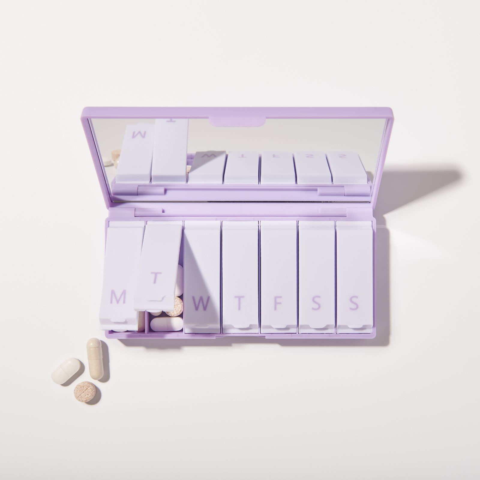 Tabuu 7 Day Pill Case with Mirror