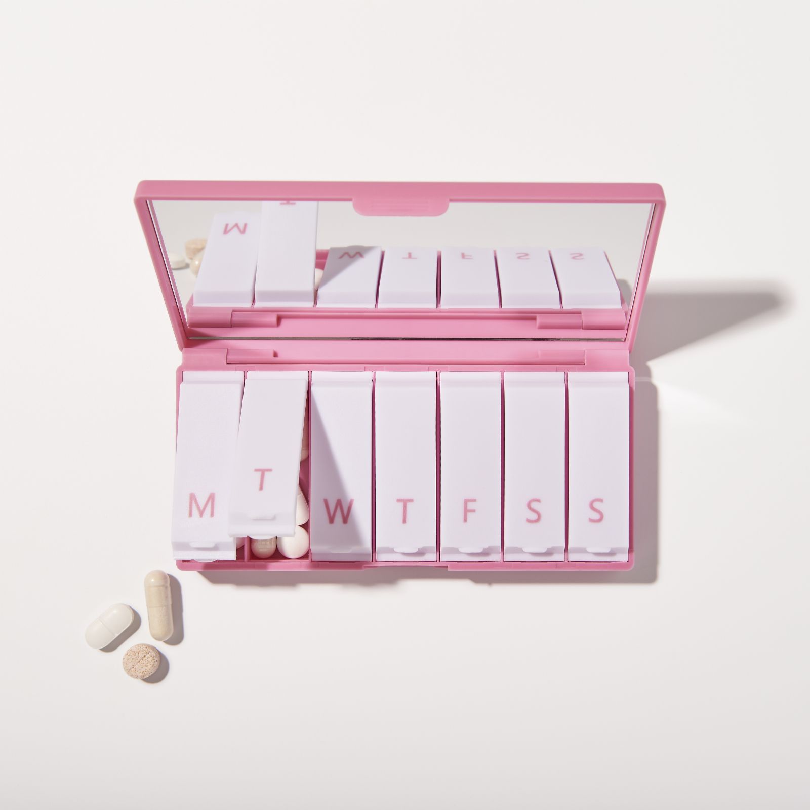 Tabuu 7 Day Pill Case with Mirror