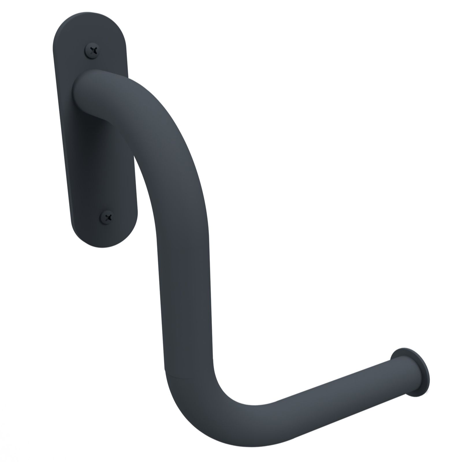 Invisible Creations Toilet Roll Holder & Grab Rail Left Hand