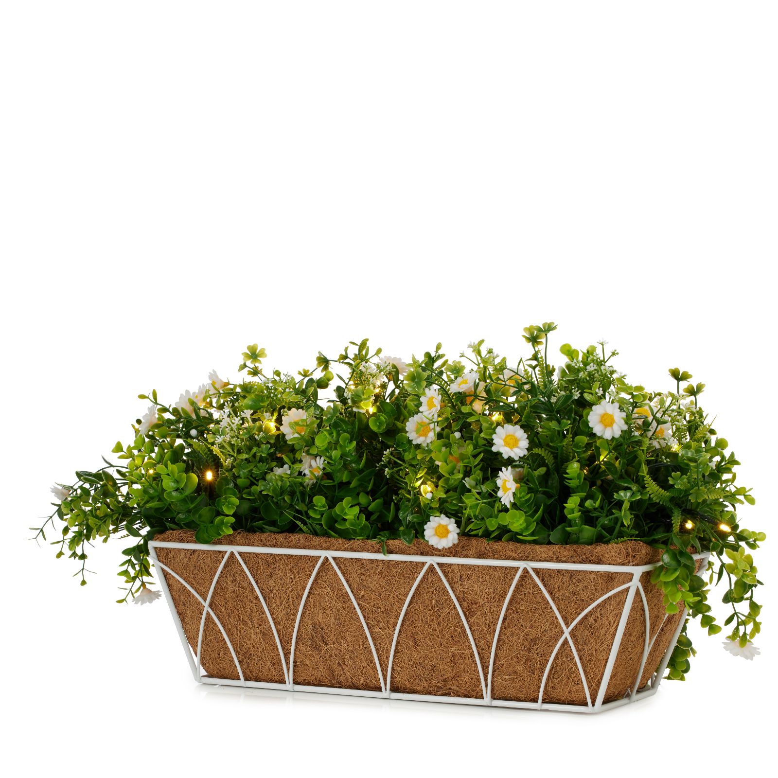 Garden Stories In Bloom  Pre-Lit Floral Window Box