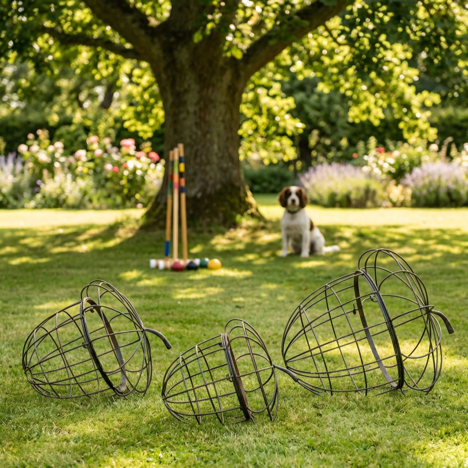 Treadstone Set of 3 Nesting Orchard Garden Sculptures Medium