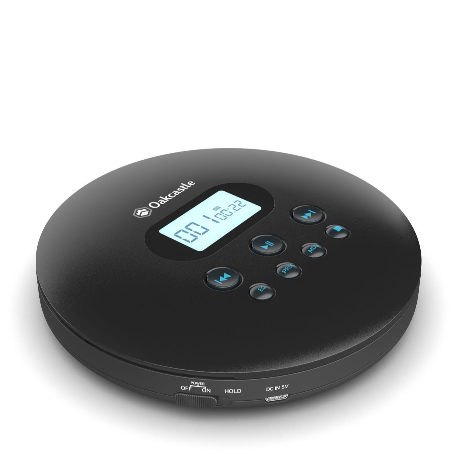 Oakcastle Portable Bluetooth CD Player- CD100 Black