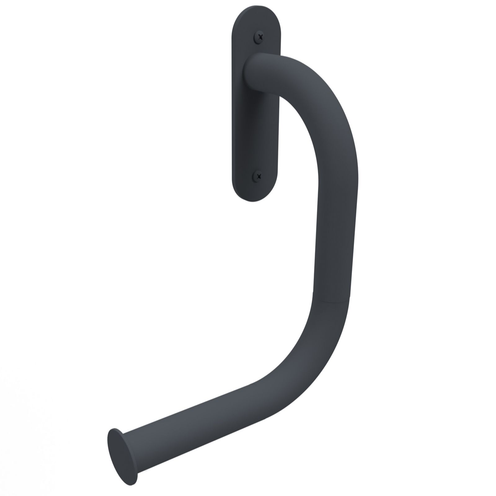 Invisible Creations Toilet Roll Holder & Grab Rail Right Hand