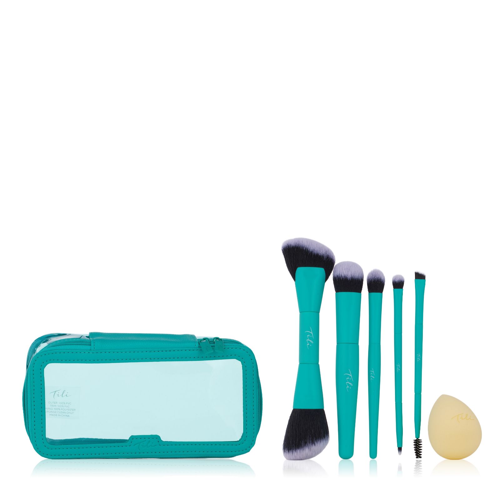 Tili Make-Up Brush & Sponge Set with Case