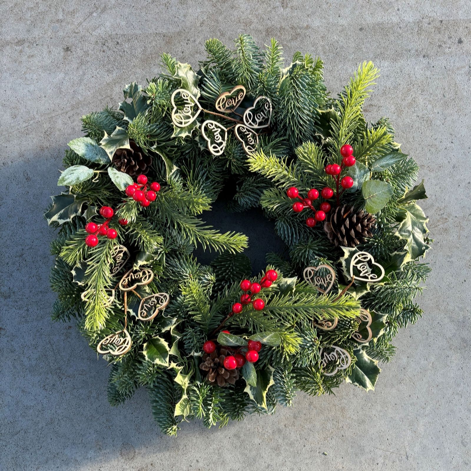 Hayloft Plants Winter Foliage Wreath