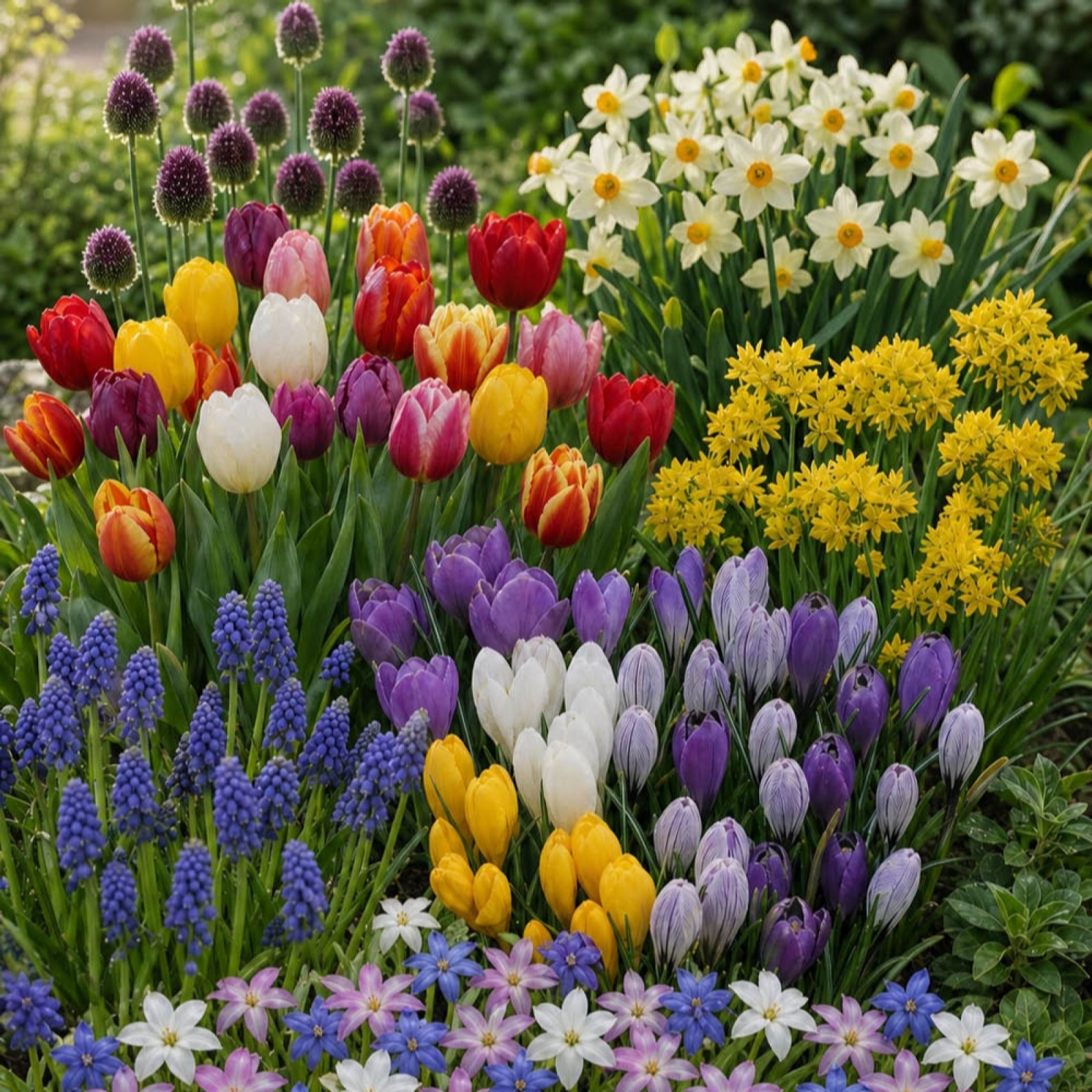 YouGarden 300 spring bulb collection & 100g Fertiliser
