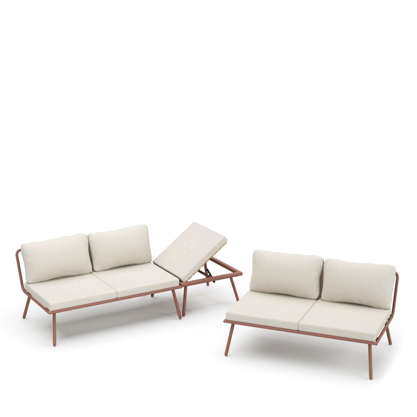 Garden Stories Multi-Way Sofa Set Sunlounger