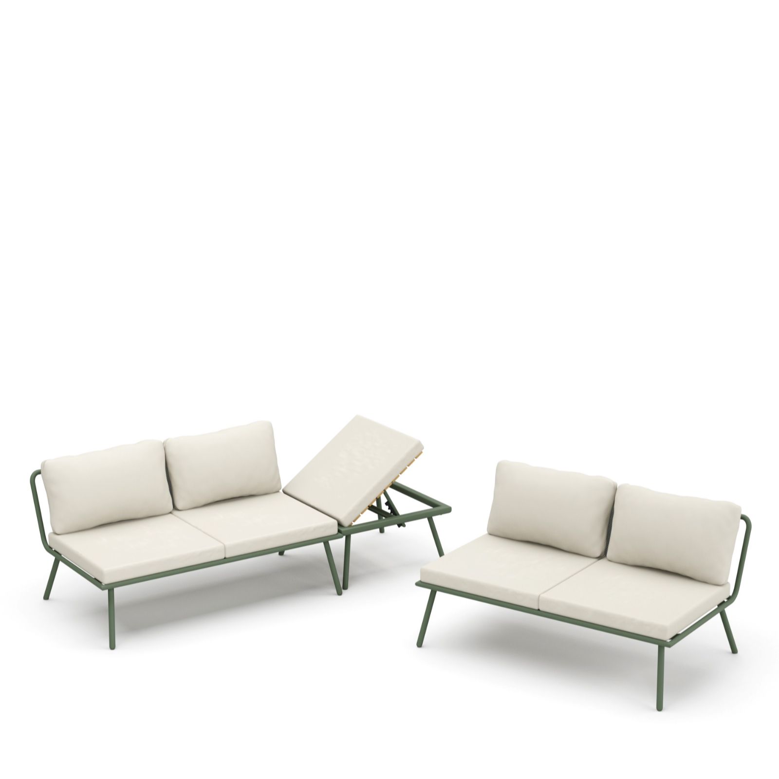 Garden Stories Multi-Way Sofa Set Sunlounger