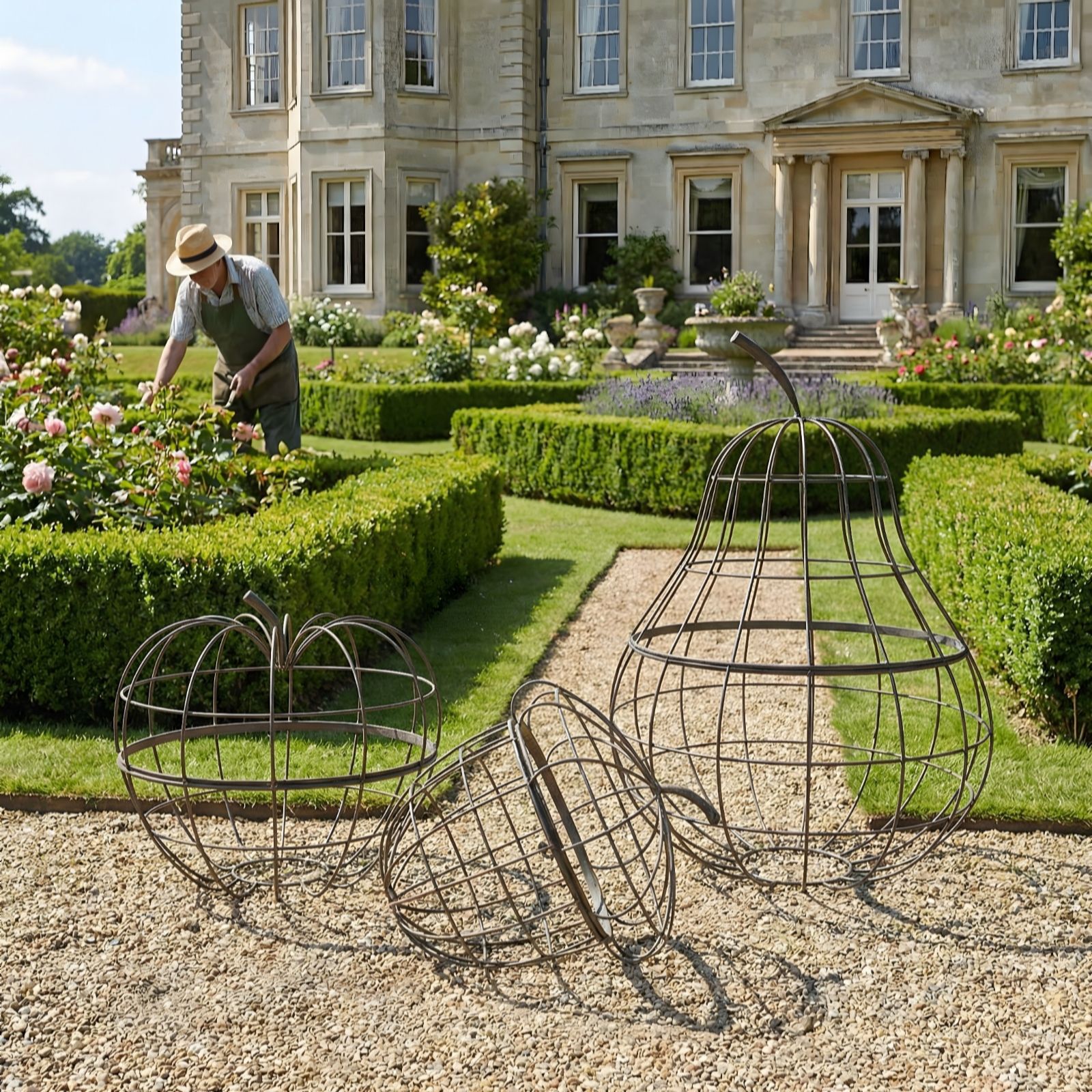 Treadstone Set of 3 Nesting Orchard Mixed Sculptures
