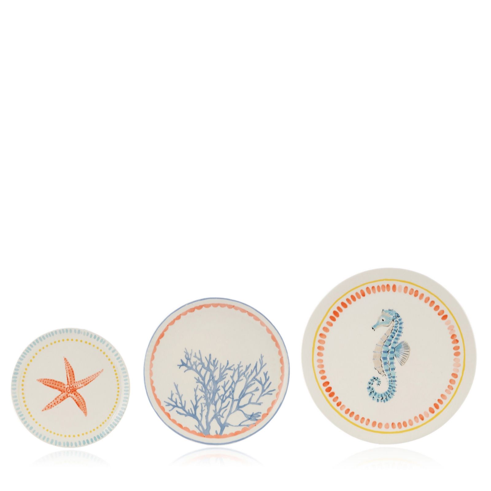 Outlet Garden Stories x Anouska Set of 3 Reef Wall Plates
