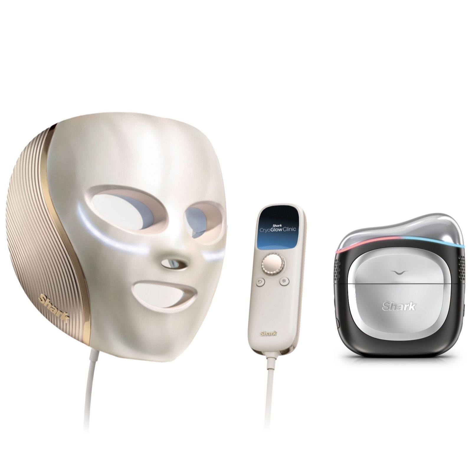 Shark CryoGlo Clinic LED Face Mask & DePuffi Sculpting Tool