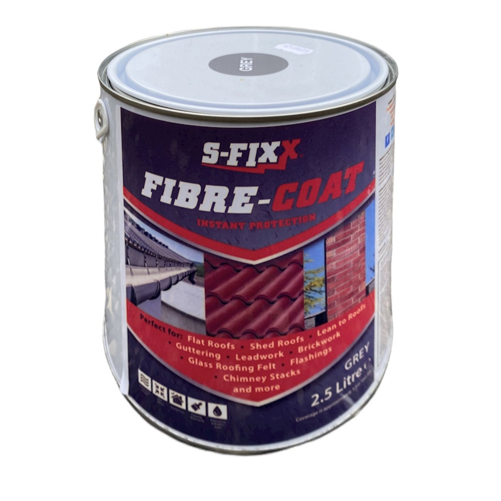 SFIXX Fibre Coat 2.5L Roof and Gutter Repair