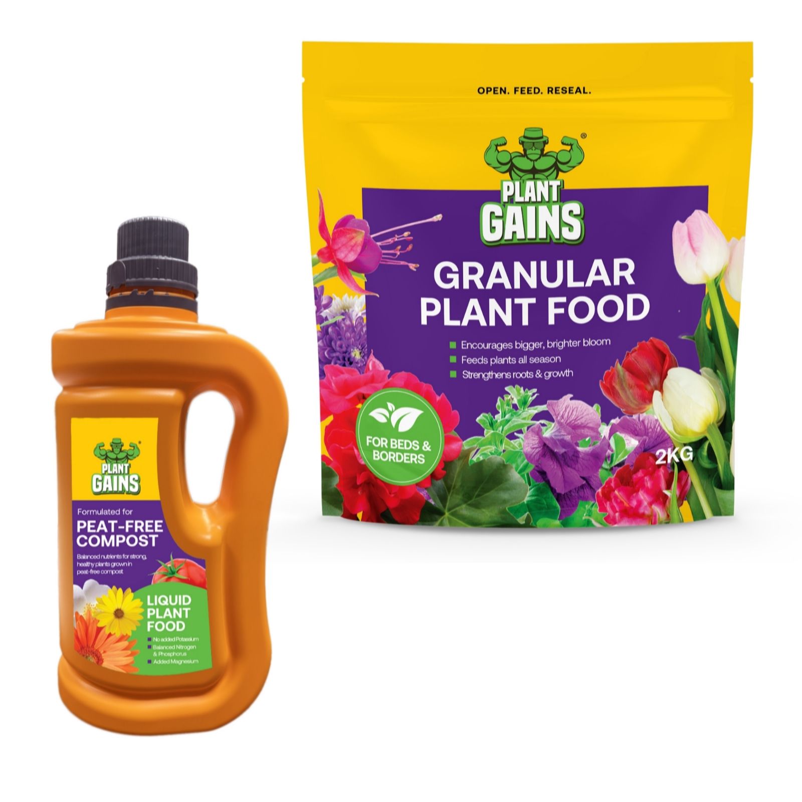 Grass Gains Feeding Pair