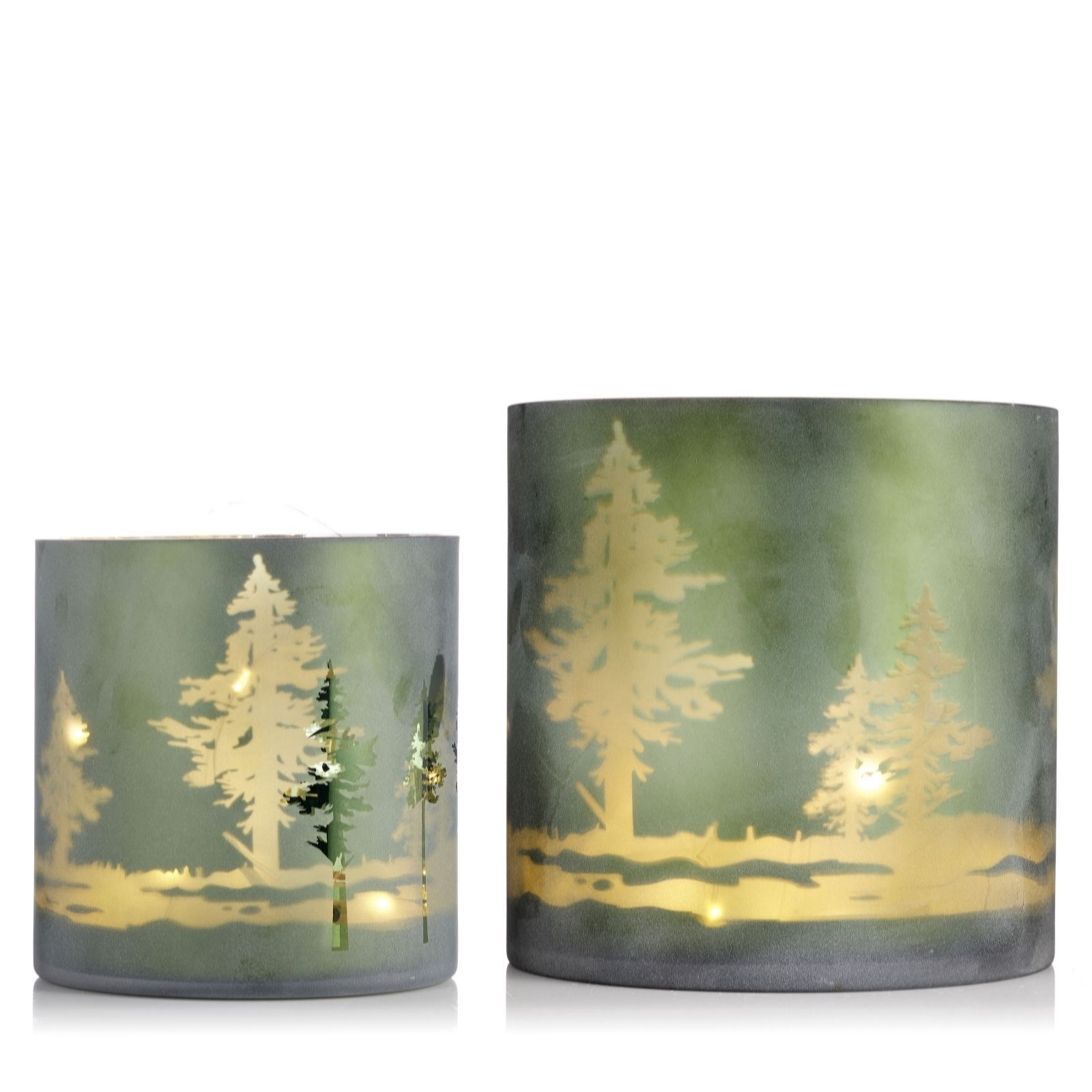 Outlet Home Reflections Set Of 2 Frosted Glass LED Light Strands