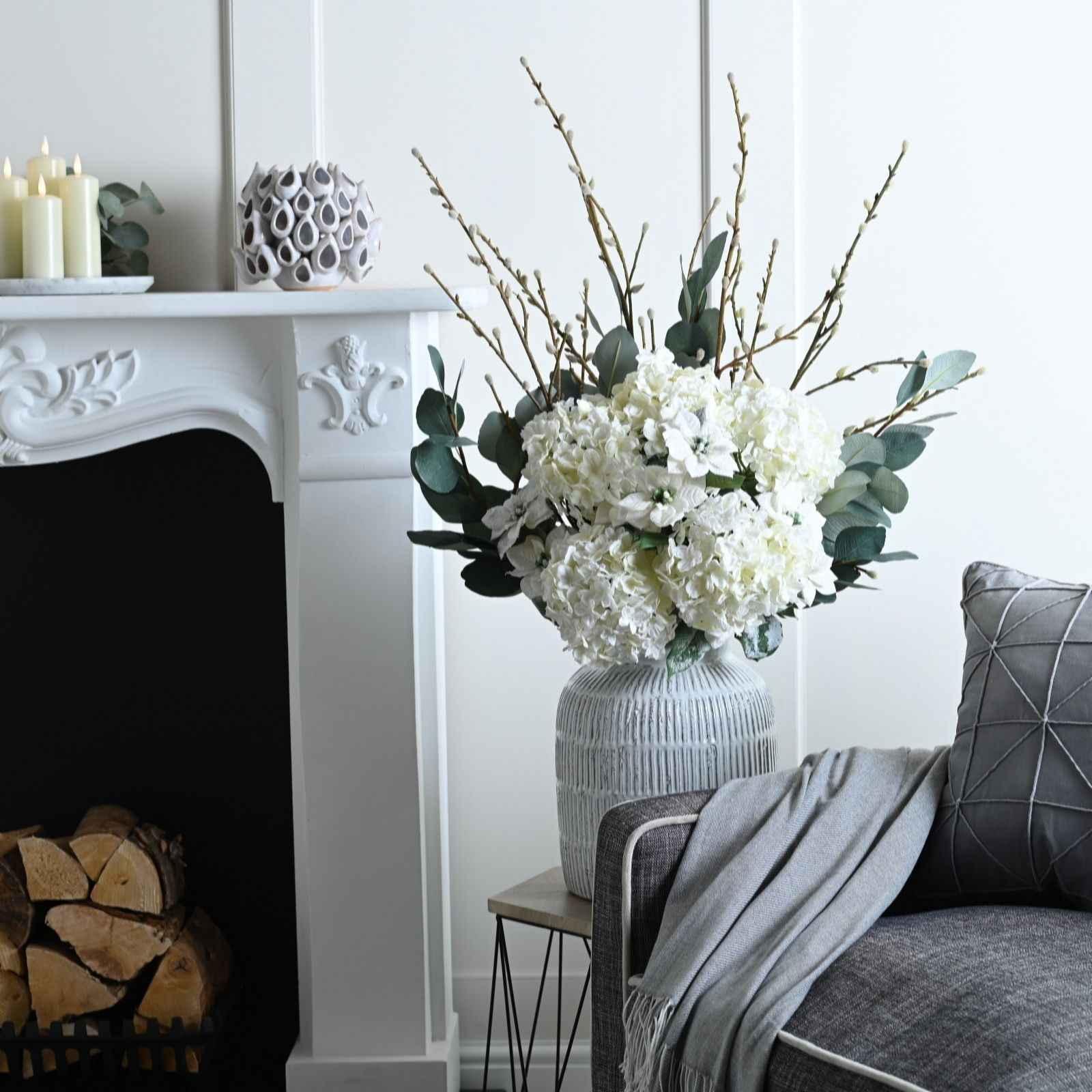 Outlet Otters Brook Eucalyptus & Hydrangea Bouqet