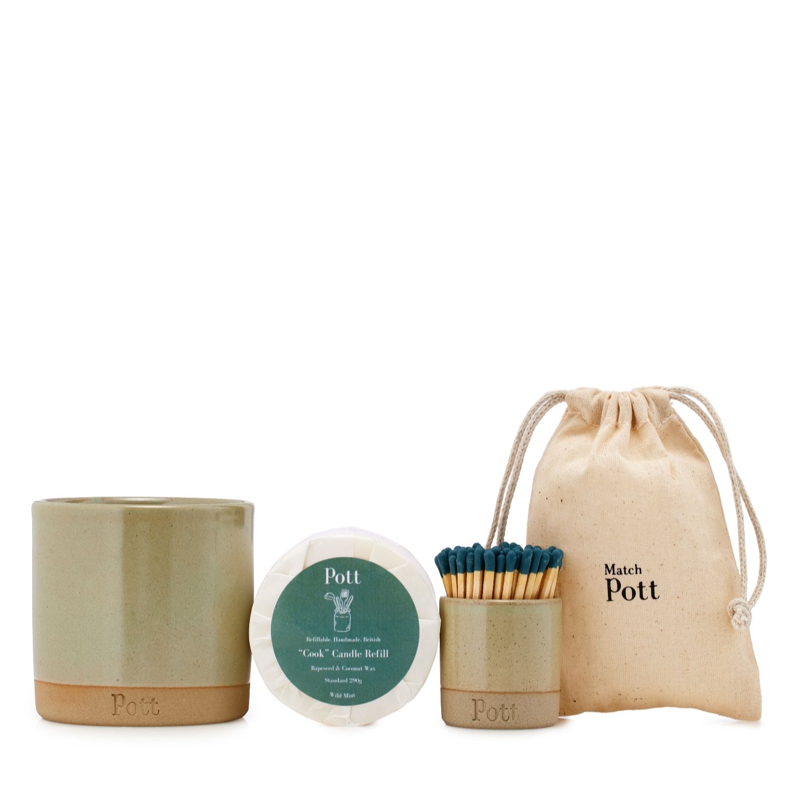 Pott Refillable Cook Candle Starter Pack