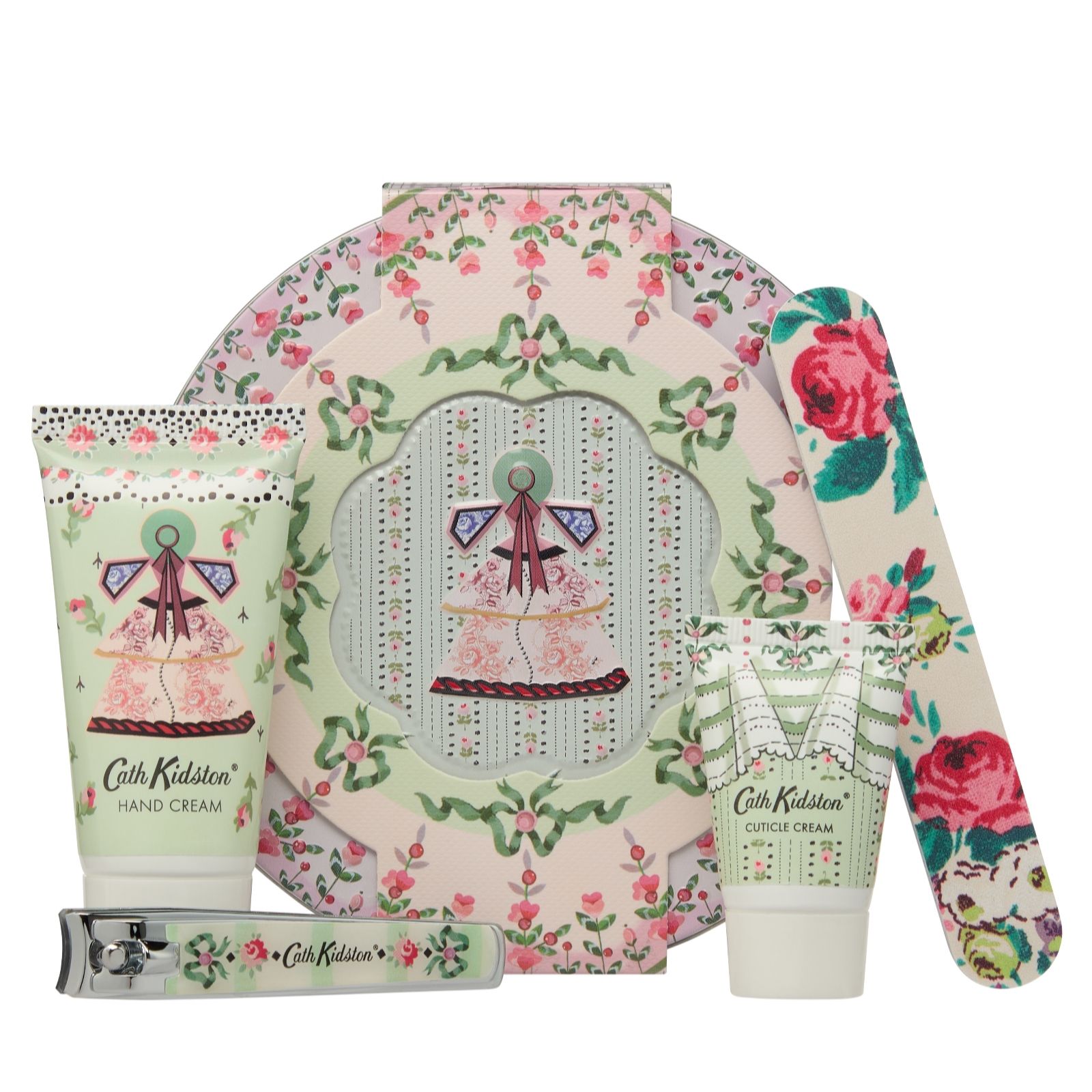 Cath Kidston Wildflowers Manicure Set in Tin