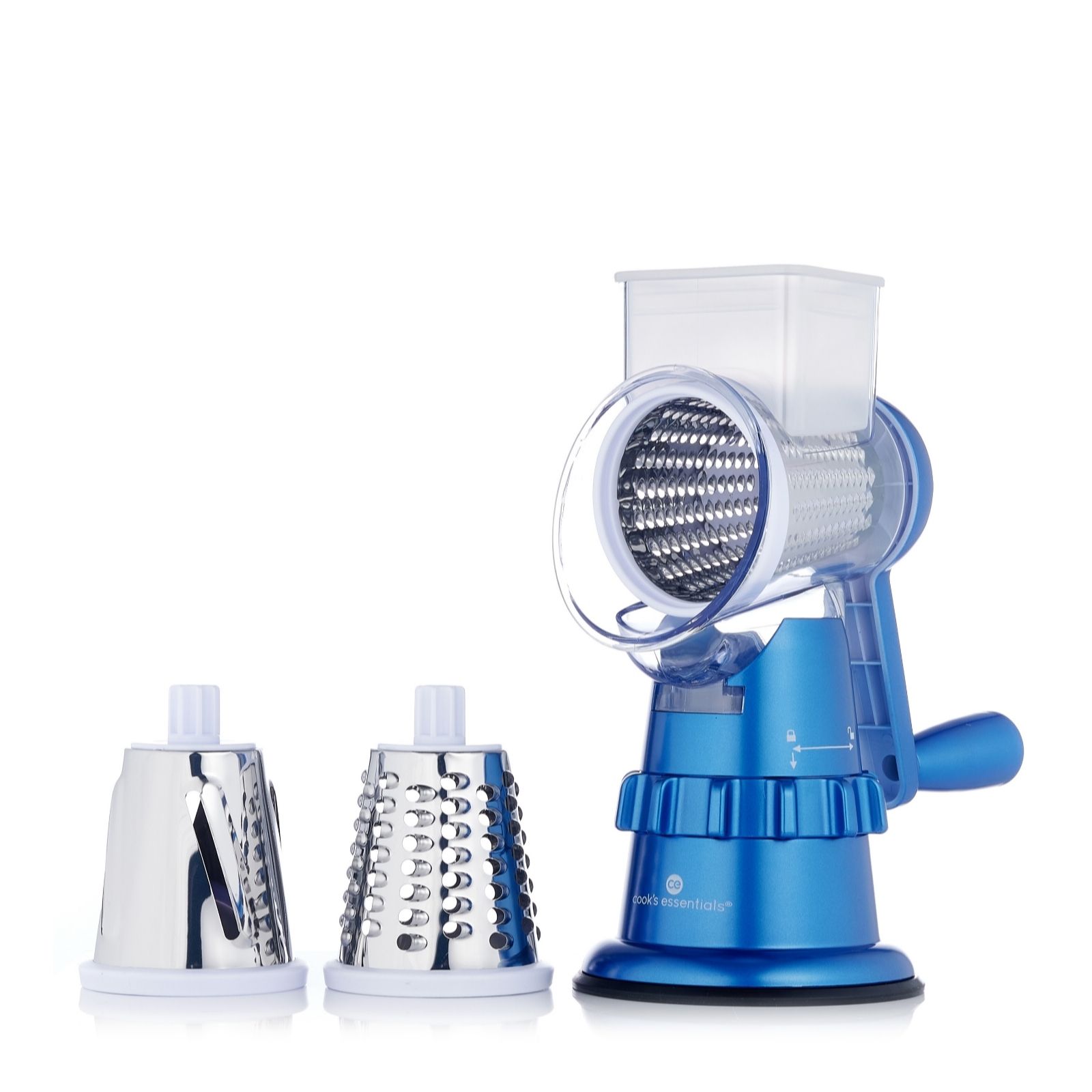 Cooks Essentials Glitz Speed Grater and Slicer with Suction Base - QVC UK