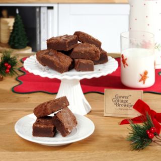 Gower Cottage Set of 12 Winter Flavour Brownies with Tin