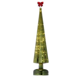 Home Stories Pre Lit Vintage Style Glass Christmas Tree