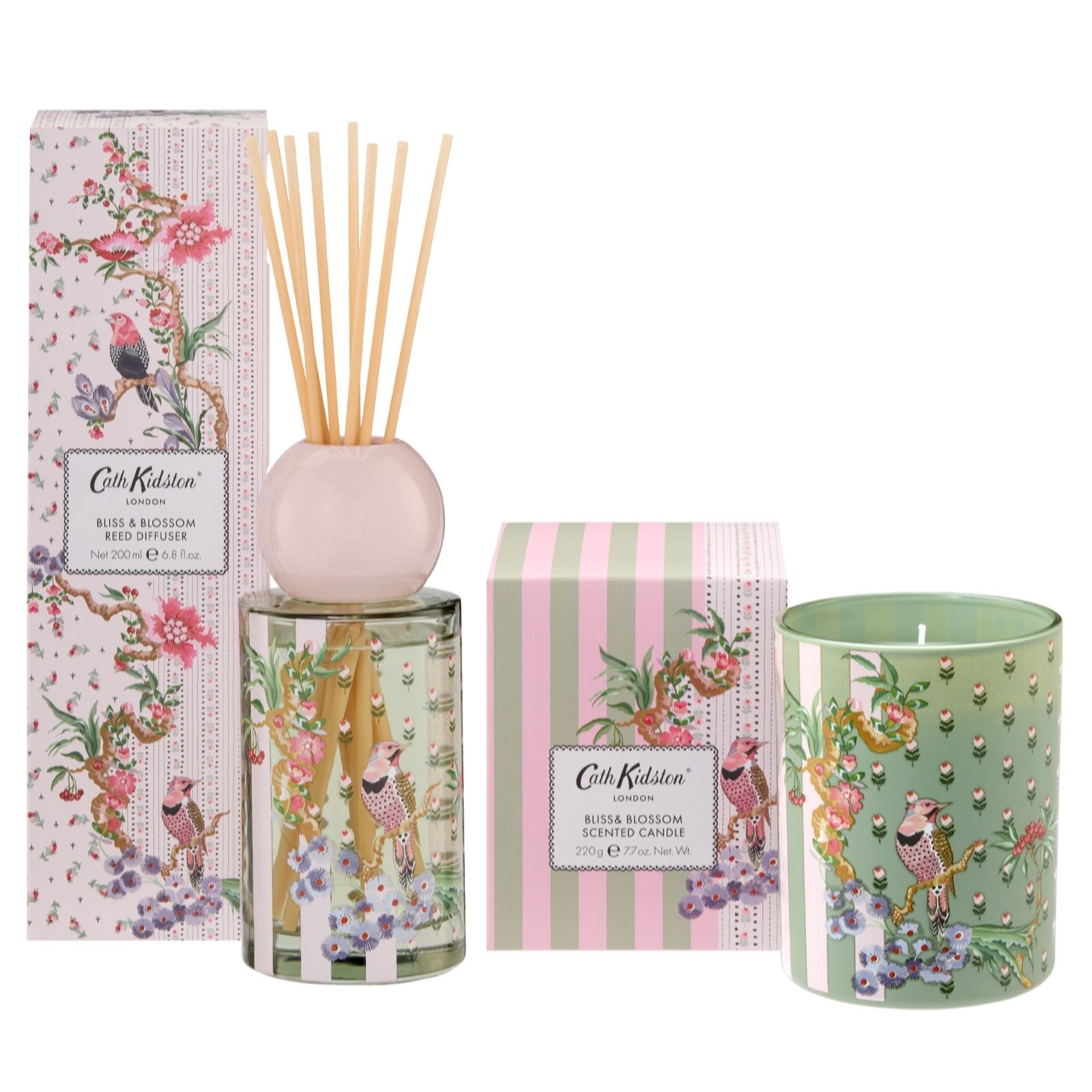 Cath Kidston Home Fragrance Candle and Diffuser Set