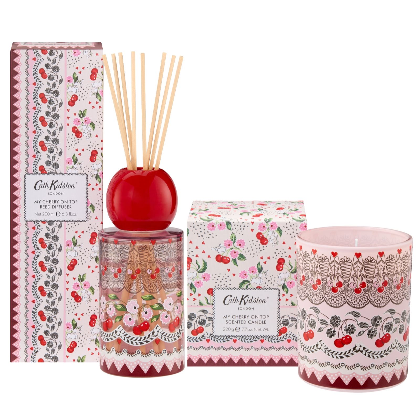 Cath Kidston Home Fragrance Candle and Diffuser Set