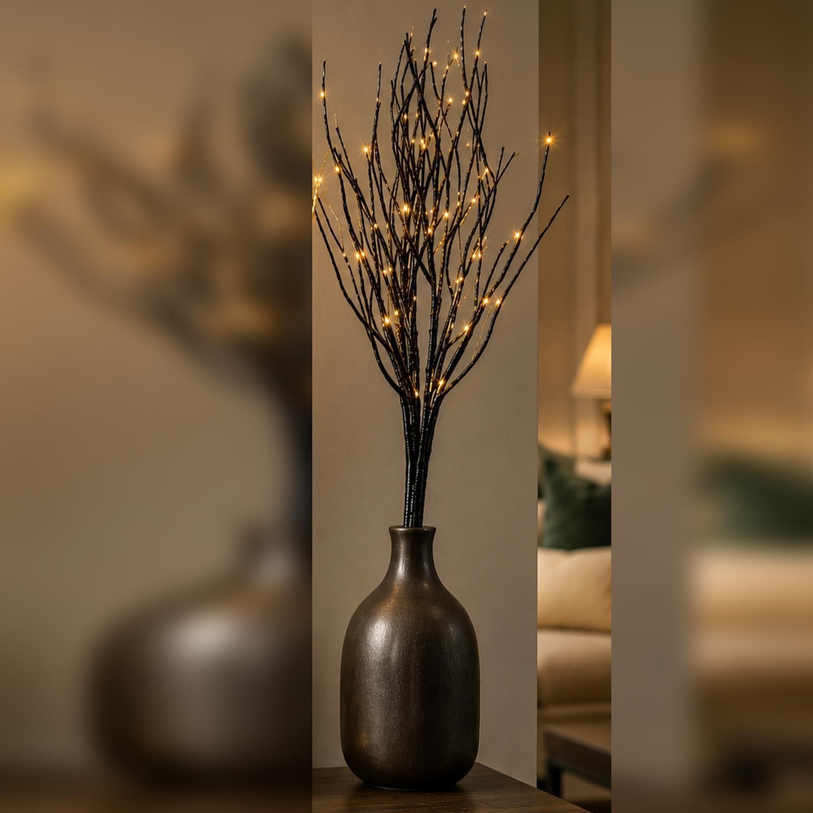 Outlet Bethlehem Lights 90cm Set of 2 Pre Lit Faux Branches