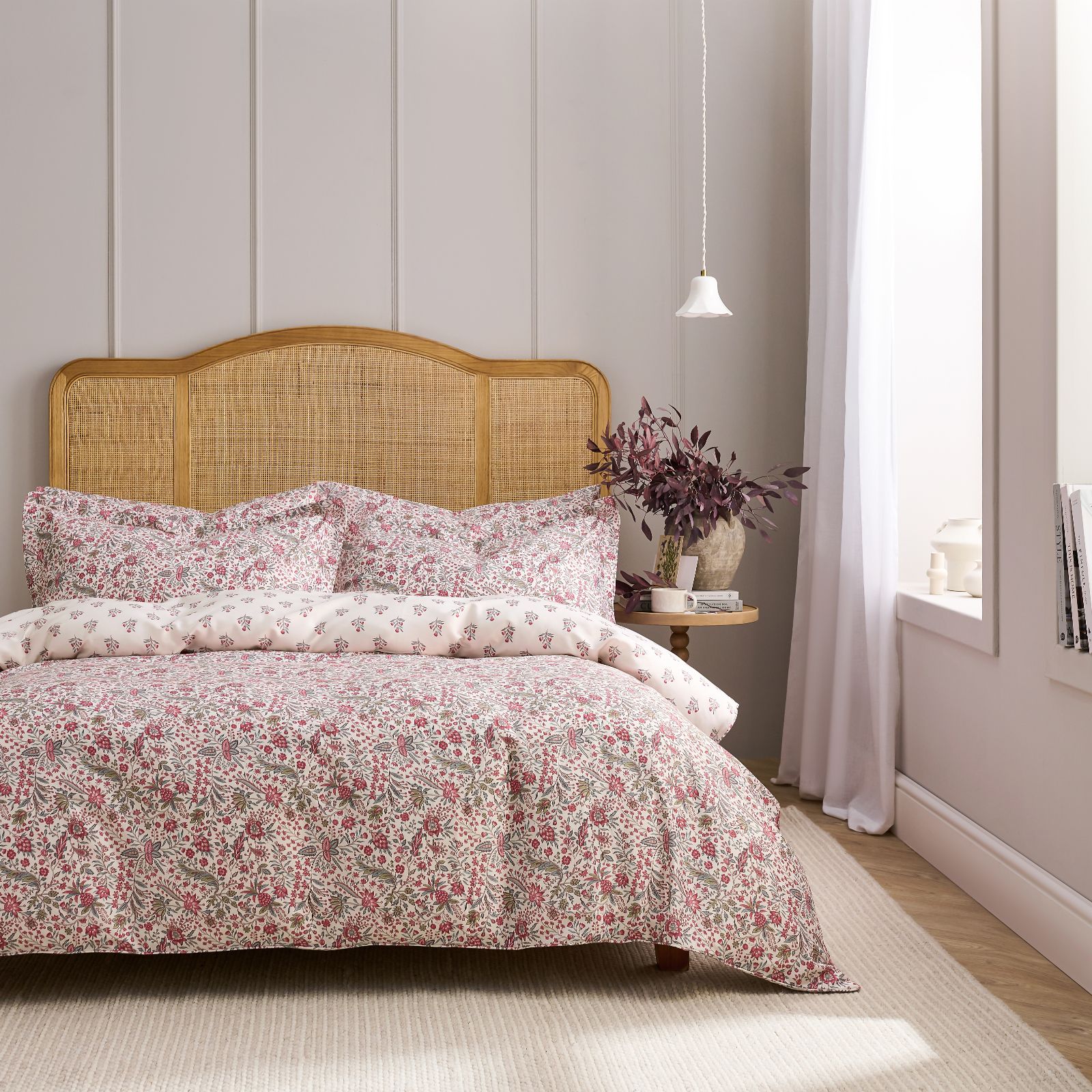 Christy Newstead Cotton Sateen Reversible 3 Piece Duvet Set