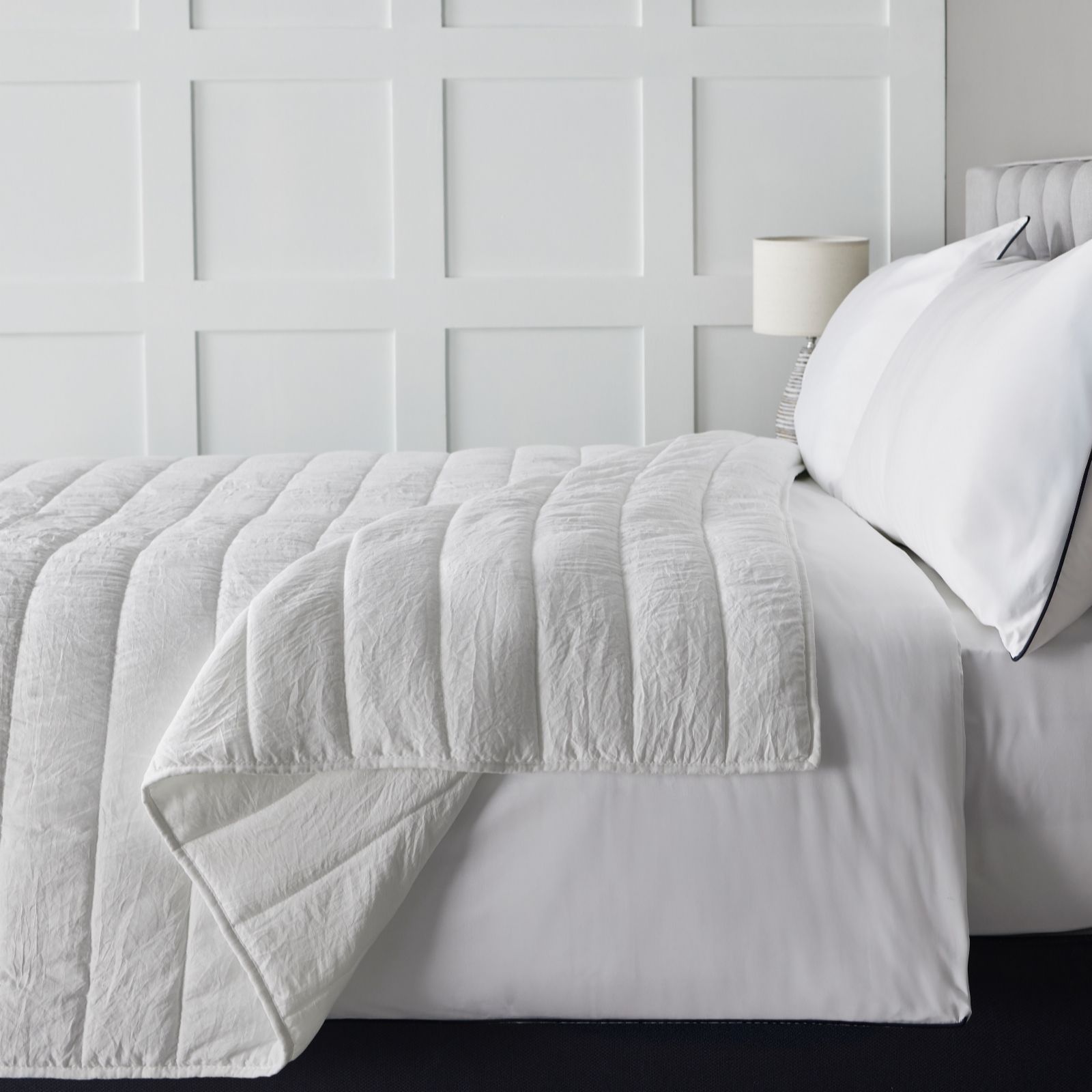 Northern Nights Quilted Channel Stitch Bedspread