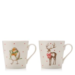 Home Stories Christmas Icons Gift Boxed Set of 2 Mugs