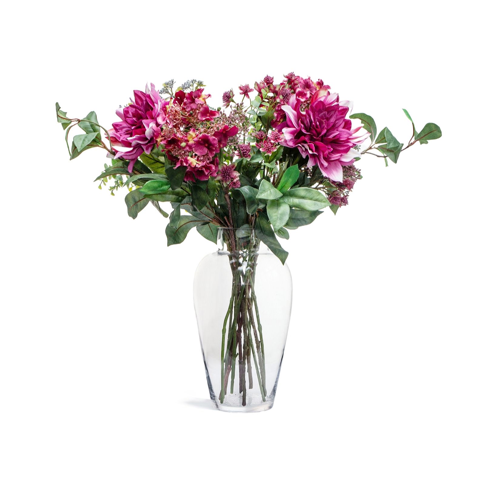 Peony Mixed Flower Bouquet and Vase