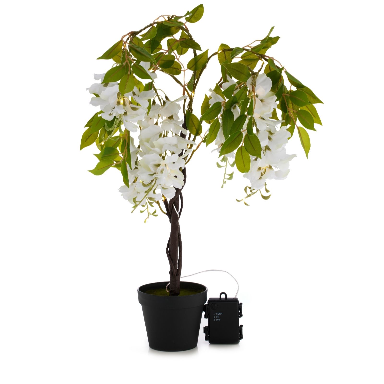 Outlet Home Stories 60cm Pre-lit Faux Wysteria Tree