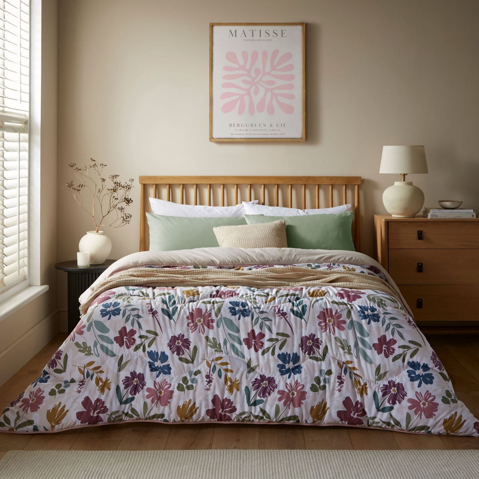 Night Lark Seersucker Autumn Meadow Coverless 10.5 Tog Duvet & Pillowcase Set