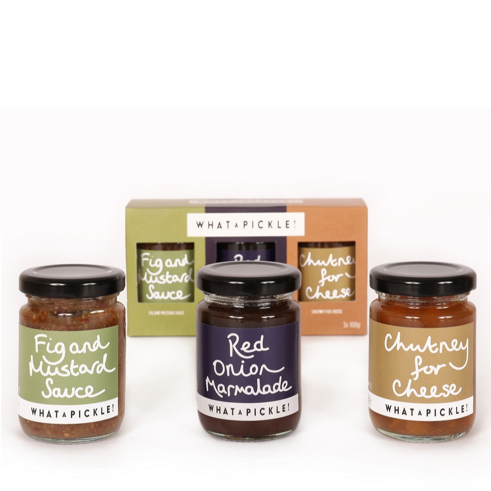What A Pickle Mini Triple Chutney Set