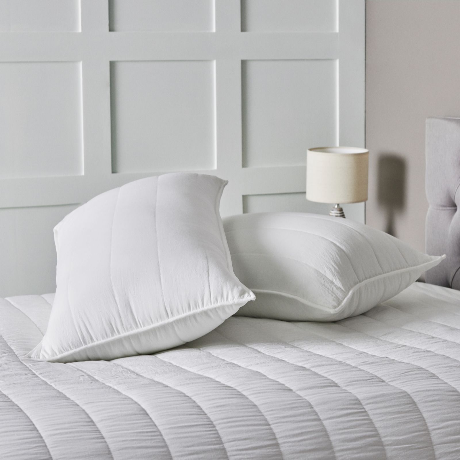 Northern Nights Quilted Channel Stitch Set of 2 of Decorative Pillowcases