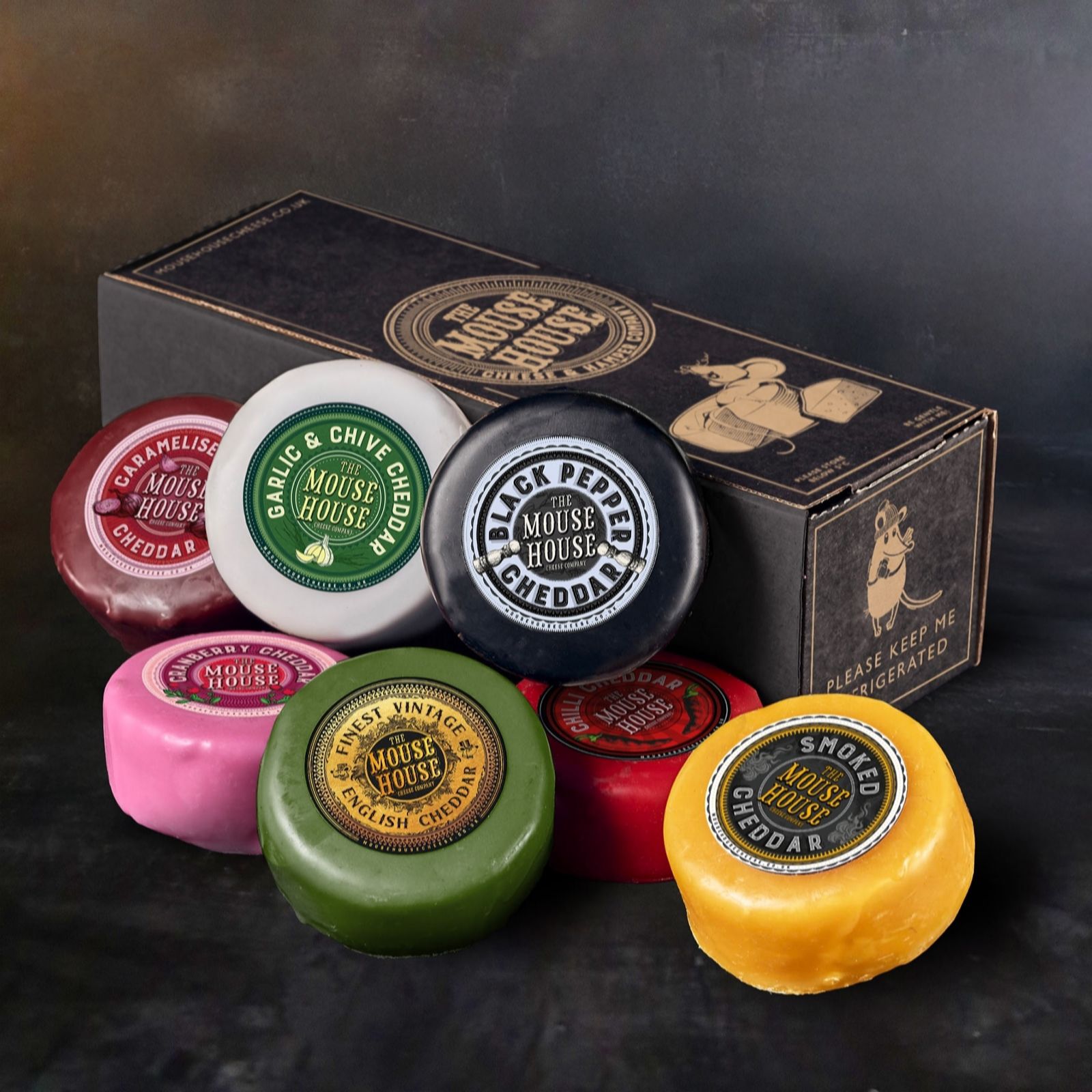 The Mouse House Set of 7 200g Classic Variety Box