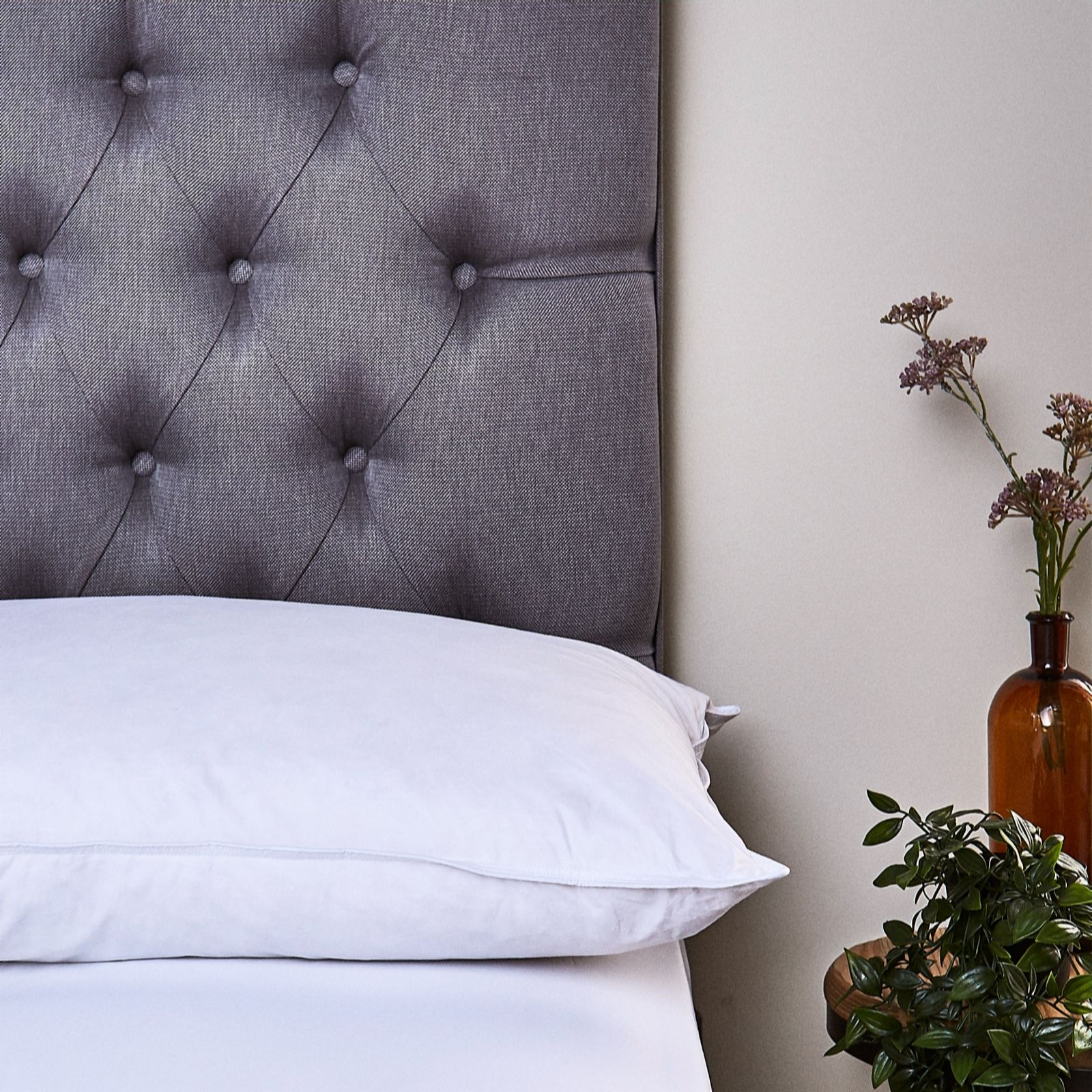 Northern Nights Feather Knife Edge Pillow With Micro Fresh Qvc Uk