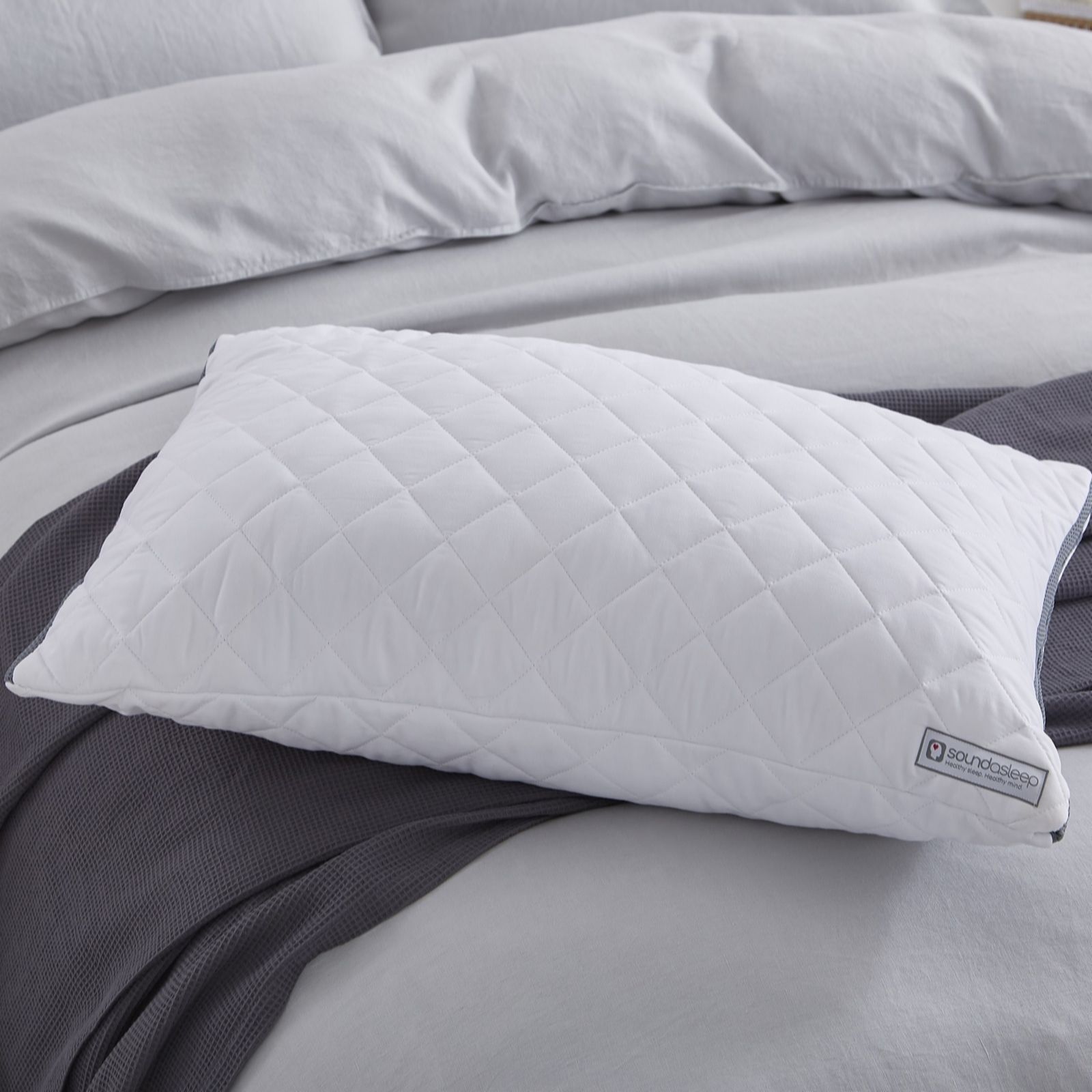 Soundasleep Bluetooth Speaker Smart Pillow Qvc Uk
