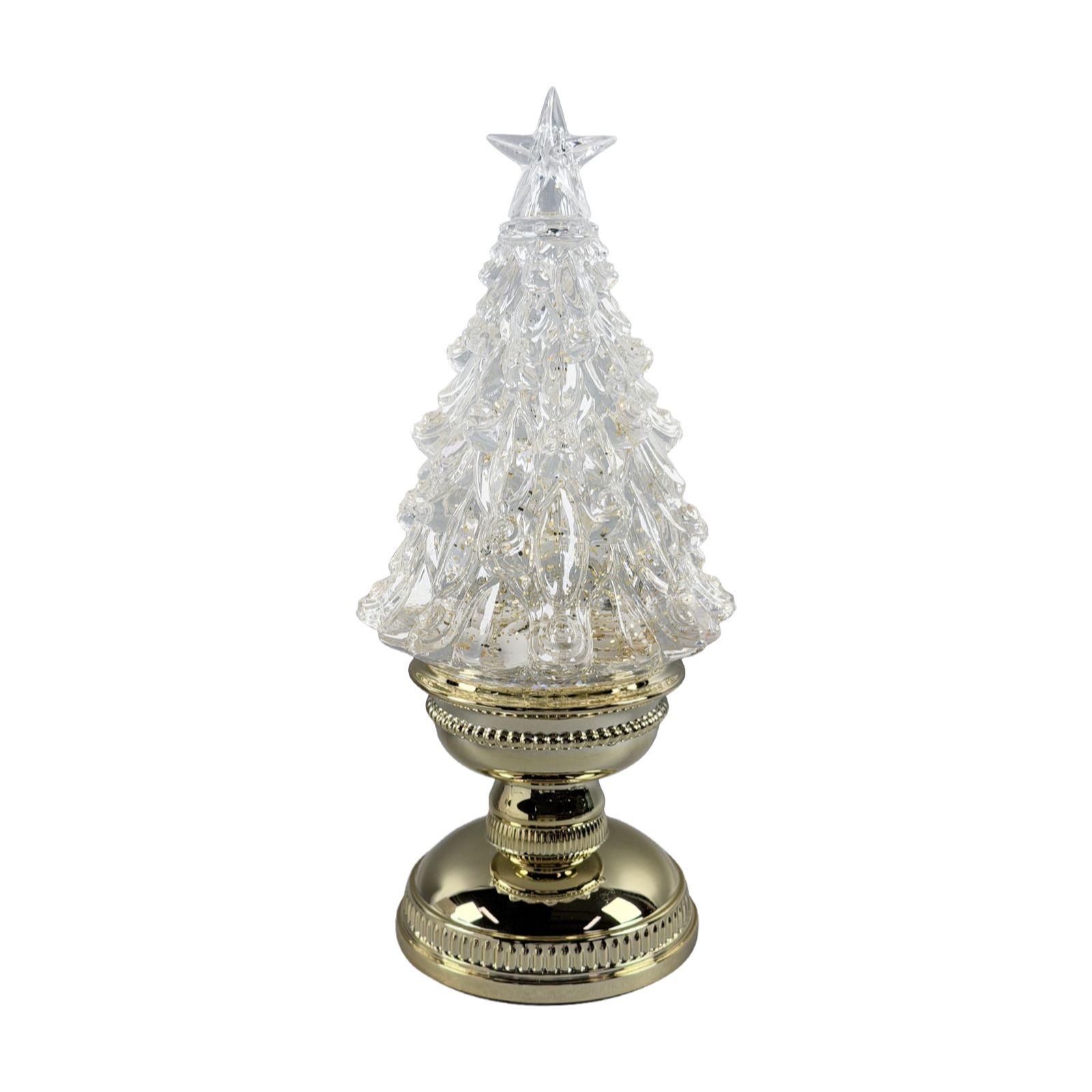 Home Stories Pre Lit Multi colour/ White Christmas Tree Water Spinner