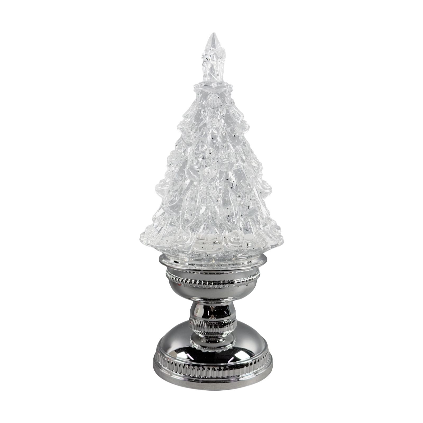 Home Stories Pre Lit Multi colour/ White Christmas Tree Water Spinner